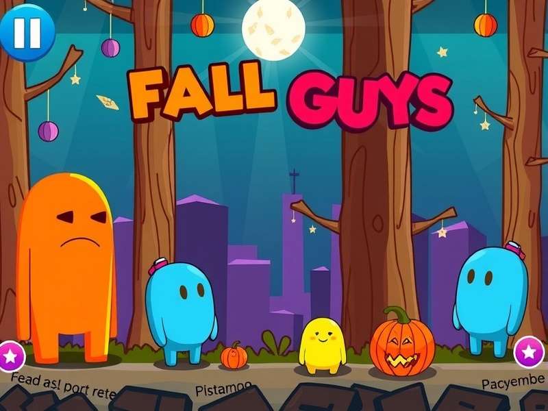 Fall Guys gameplay on iOS device