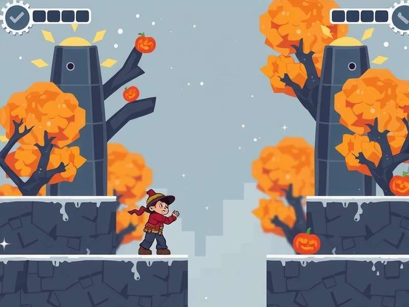 Fall Guys characters racing through a colorful obstacle course