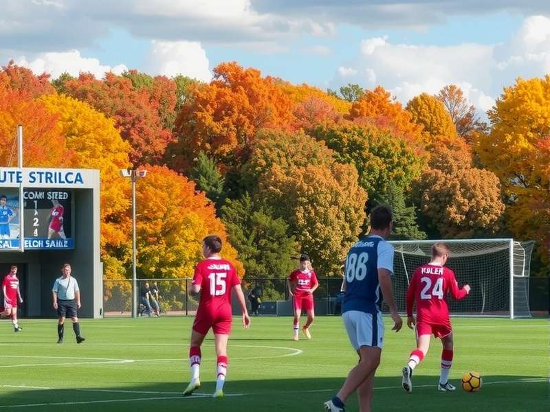 Colorful chaotic obstacle course with bean characters
