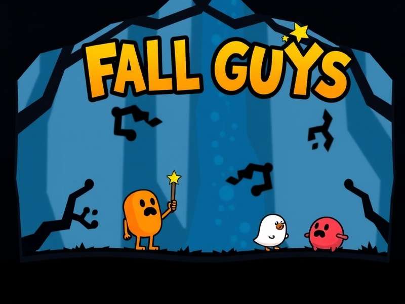 Fall Guys characters celebrating victory