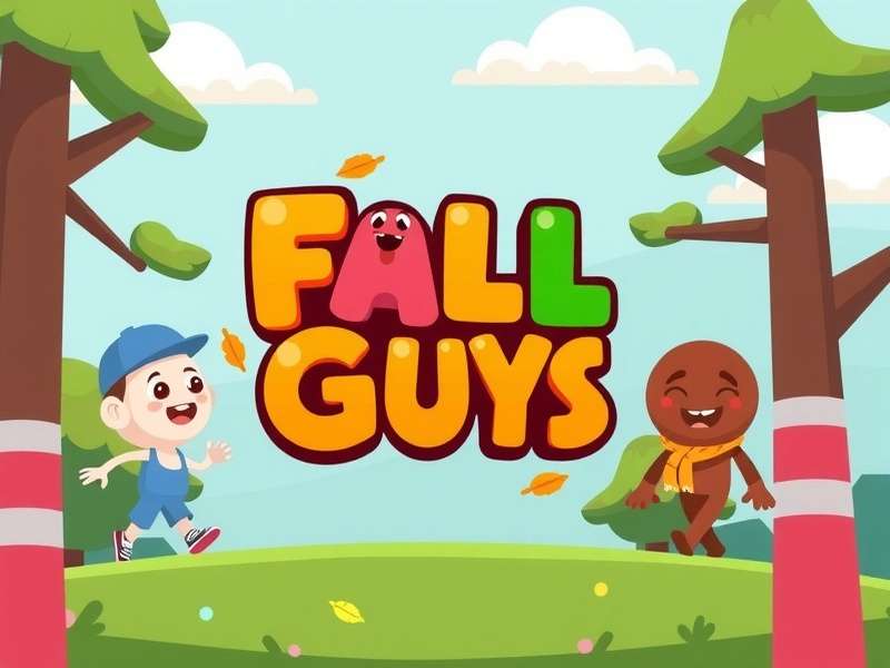 Evolution of Fall Guys logo from early concepts to final design