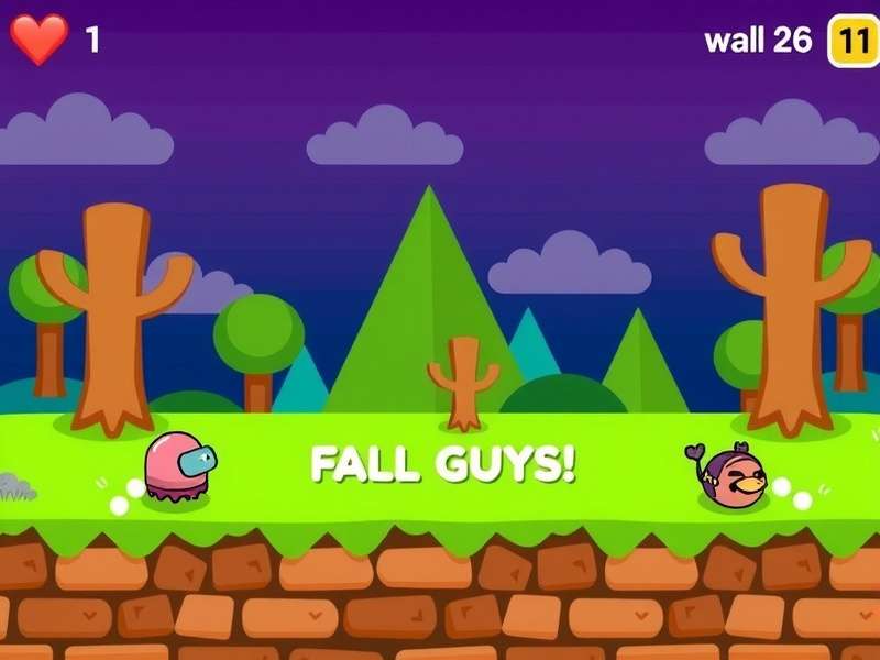 Fall Guys colorful gameplay scene on PC