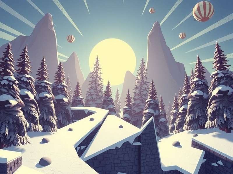 Fall Guys characters racing through colorful obstacle course