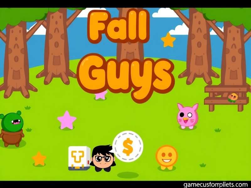 Fall Guys live player count dashboard showing active players across platforms