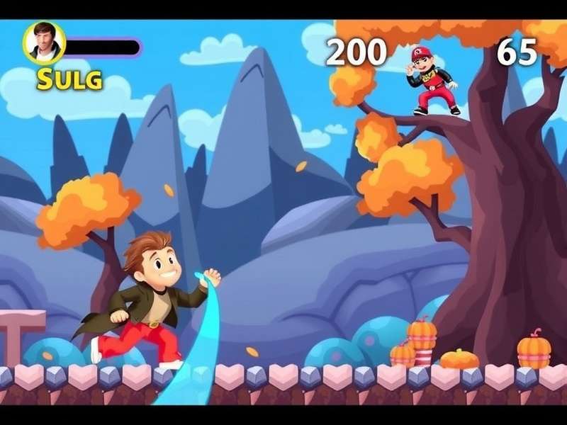 Fall Guys gameplay on Nintendo Switch and PlayStation 5 side by side