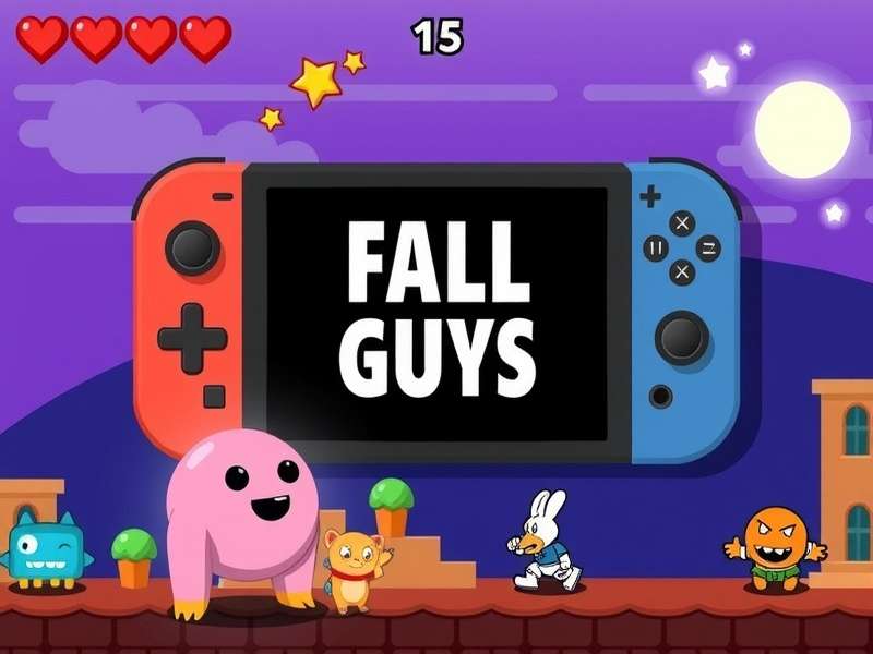 Fall Guys Nintendo Switch Downloading Content Failed error screen
