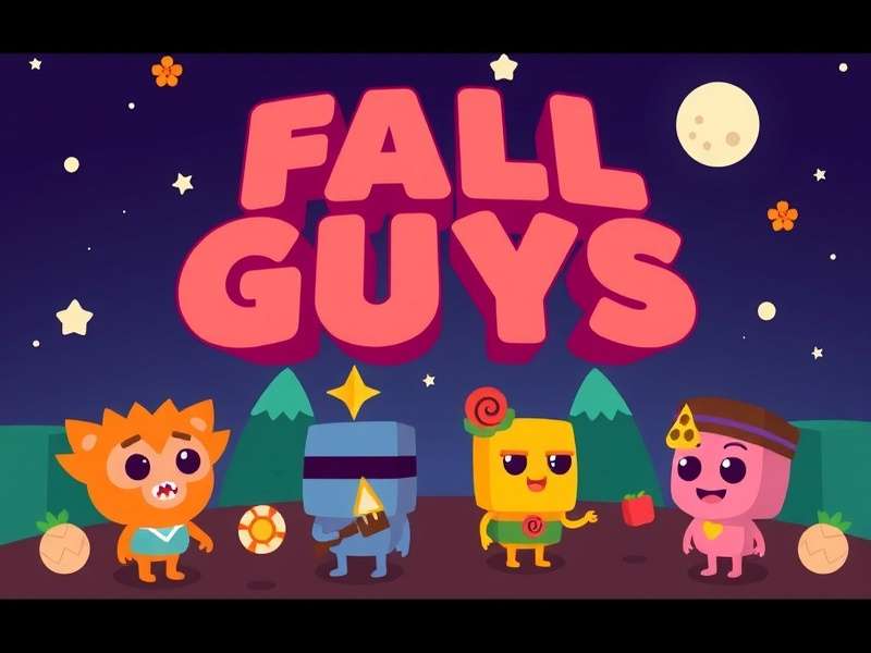 Fall Guys game page and community hub on Steam platform