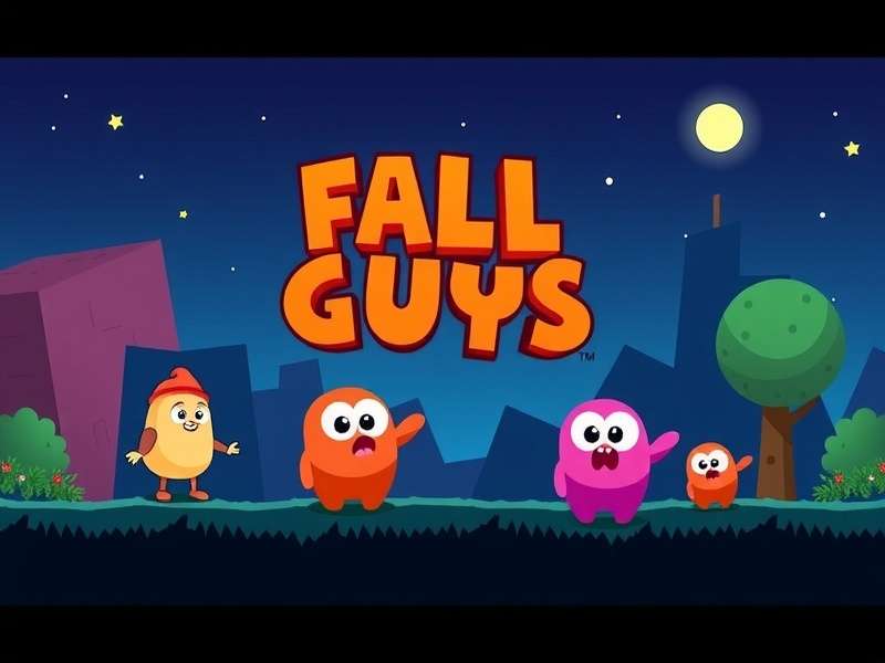 Fall Guys free gameplay on Steam showing colorful characters in an obstacle course