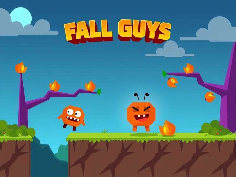 Fall Guys PC vs Console side-by-side comparison showing gameplay on different platforms