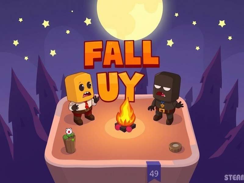 Fall Guys running on Steam Deck with colorful bean characters and stages