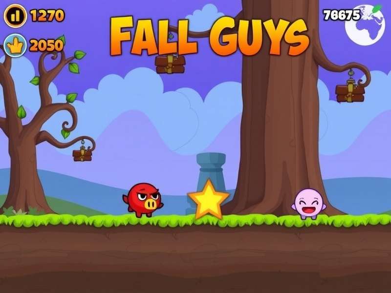 Epic Games Fall Guys Android — vibrant battle royale beans on a colorful obstacle course