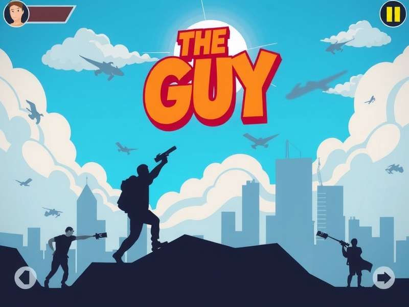 The Guy — Fall Guys iconic character standing confident on a colorful battlefield