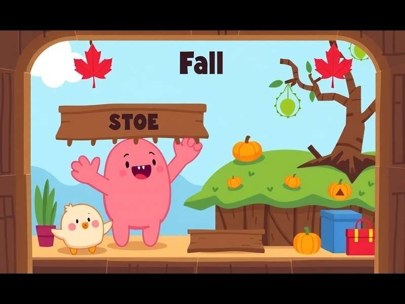 Fall Guys Store showcase with colorful character skins and costumes