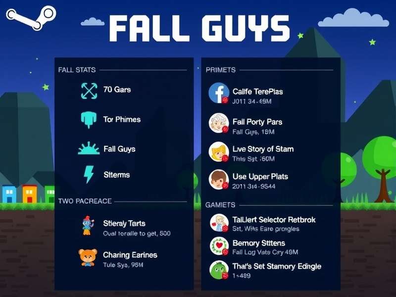 Fall Guys Steam Stats – Player data and analysis