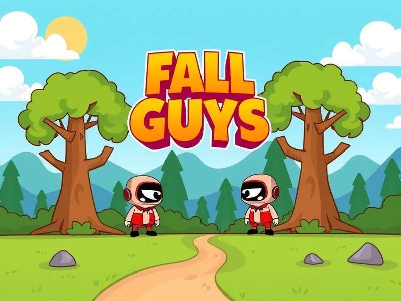 Fall Guys Switch Split Screen strategy map for Hex-A-Gone showing tile division