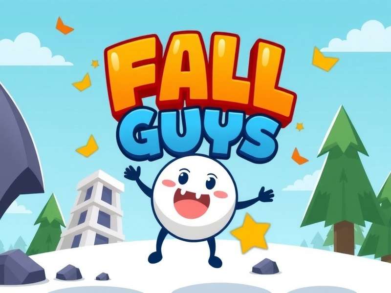 Fall Guys Logo — The iconic battle royale bean emblem with colorful design