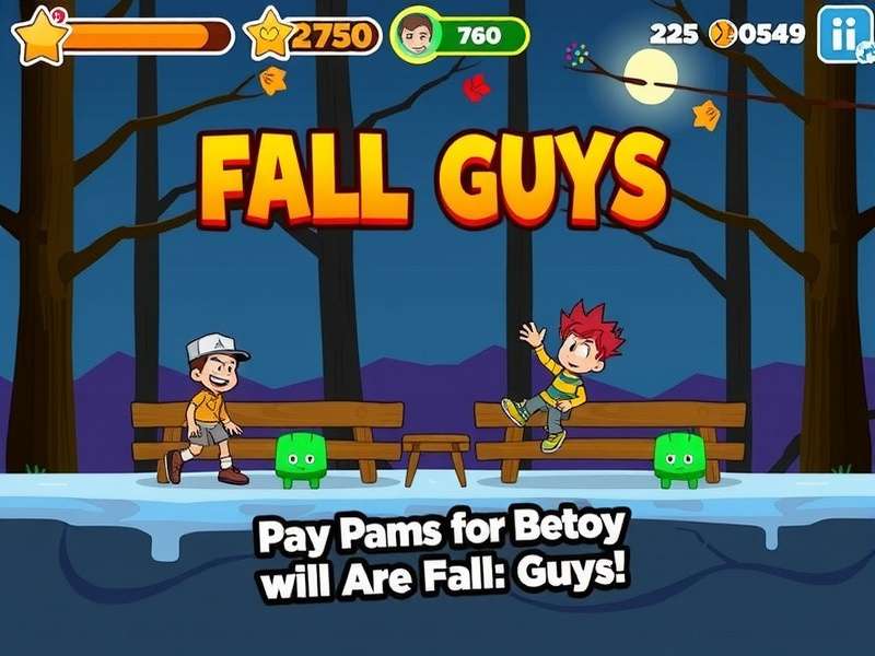 Fall Guys – Knockout Royale fun gameplay with colorful beans
